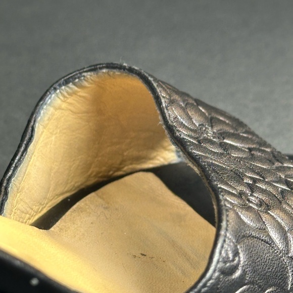 CHANEL Black Women Heel Leather Size 38 - Picture 6 of 7